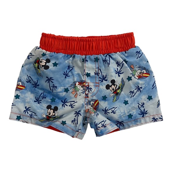 Disney Mickey Mouse Size 3 / 6 Months Baby Boy Swimsuit Rash Guard Set, 2-Piece, - Picture 2 of 9